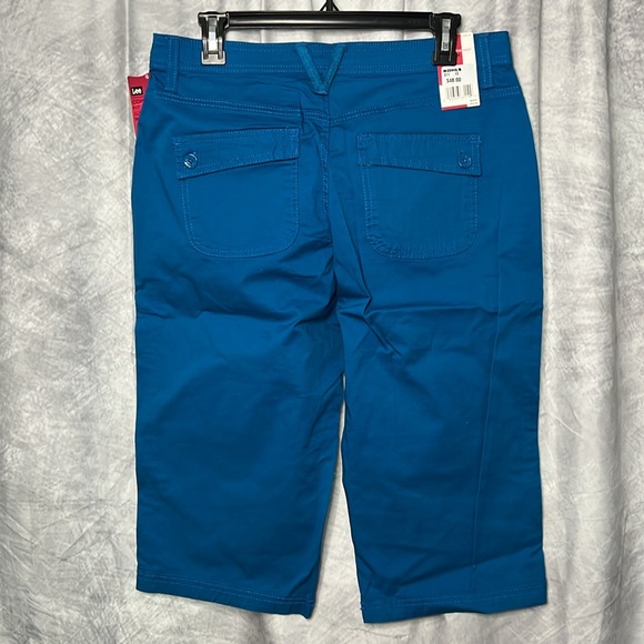 Lee NWT Teal Comfort Waist Skimmers - size 12 - Picture 5 of 11